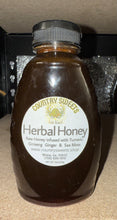 Load image into Gallery viewer, Country Sweets Herbal Honey 16 oz / 1 Ibs. Ginseng, Turmeric and Ginger